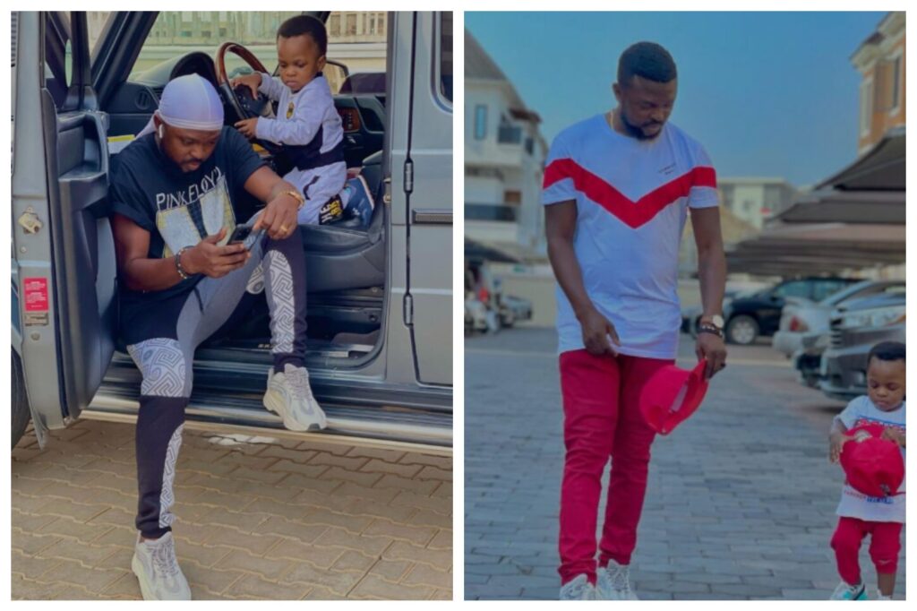 Actress Aisha Lawal, Wumi Toriola, And Others React To Charming Photo Of Kolawole Ajeyemi And His Son 2 1619827045697