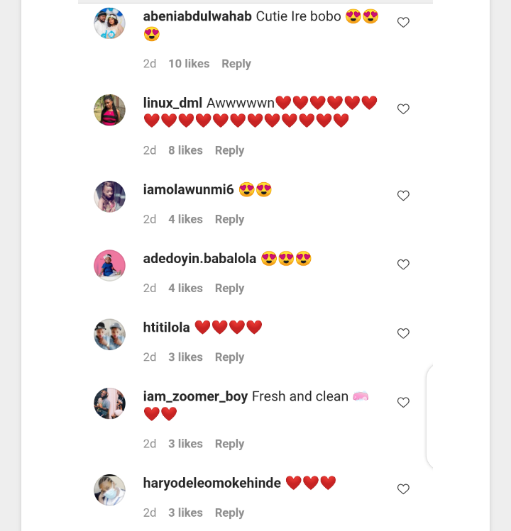 Actress Aisha Lawal, Wumi Toriola, And Others React To Charming Photo Of Kolawole Ajeyemi And His Son 25 Screenshot 20210501 005247