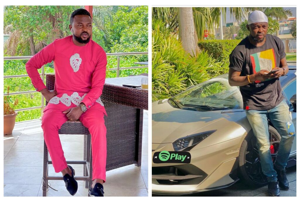 Dele Omowoli, Itele, And Others React As Yoruba Actor Kolawole Ajeyemi Poses With A Sport Car (photo) 2 1619984595350