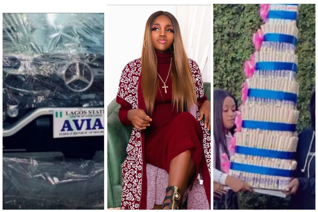 Yoruba Actress Bukunmi Oluwasina Gets A Huge Money Cake And Car On Her Birthday(video) 2 1620456639641