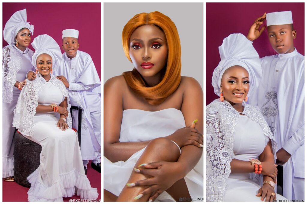 Yoruba Actress Memunat Yunusa Known As "Mimiano" Shares Lovely Photos With Her Daughter And Son To Celebrate Eid Mubarak (See More photos) 2 1620901739831