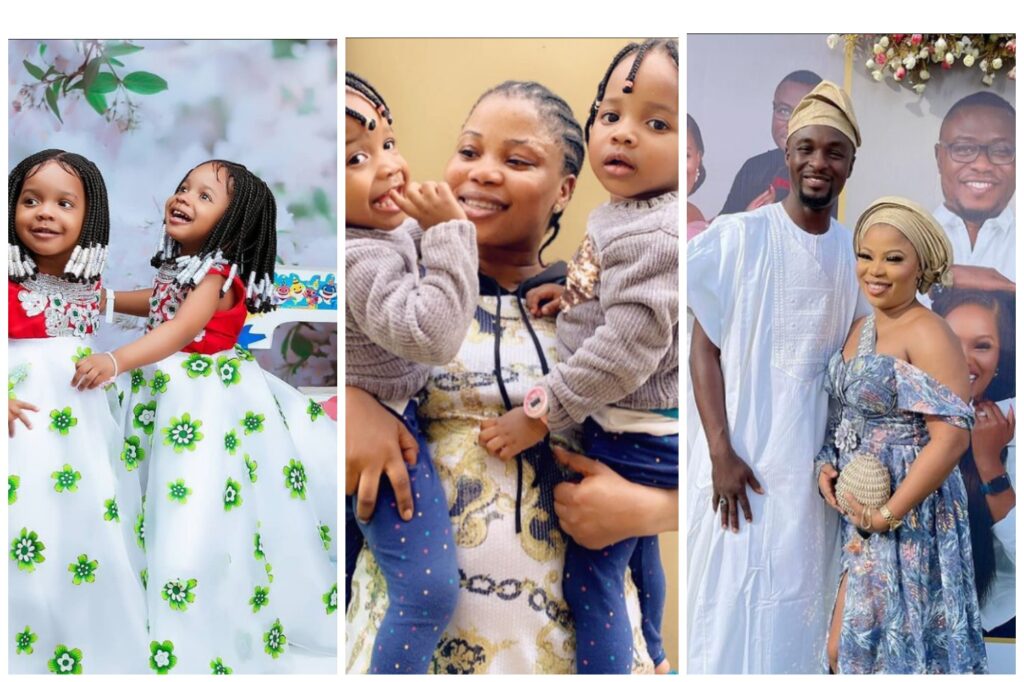 Nollywood Actor, Adeniyi Johnson's Wife Post Pictures Of Beautiful Twin Girls On Children's Day 2 1622187705859