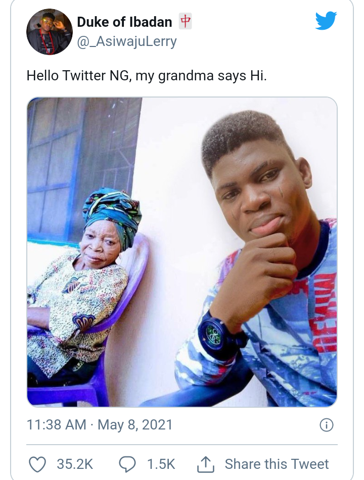 Reactions As Man Reveals Iya Gbonkan As His Grandmother 3 Screenshot 20210511 180026