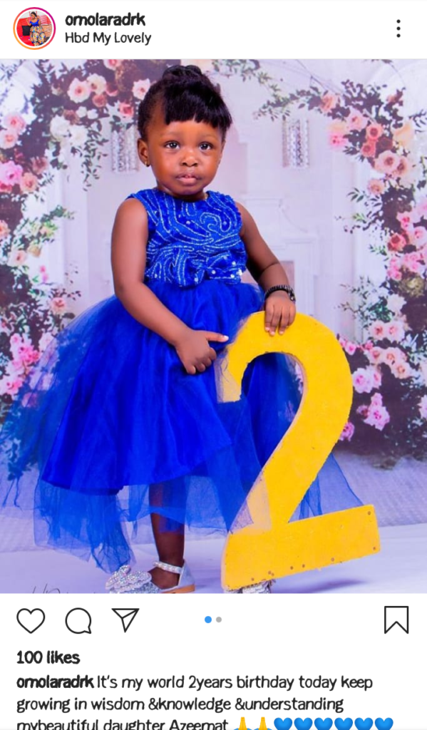 Yoruba Actress Omolara Kasali Celebrates Her Daughter 2 years Birthday Today(photos) 3 Screenshot 20210525 071808