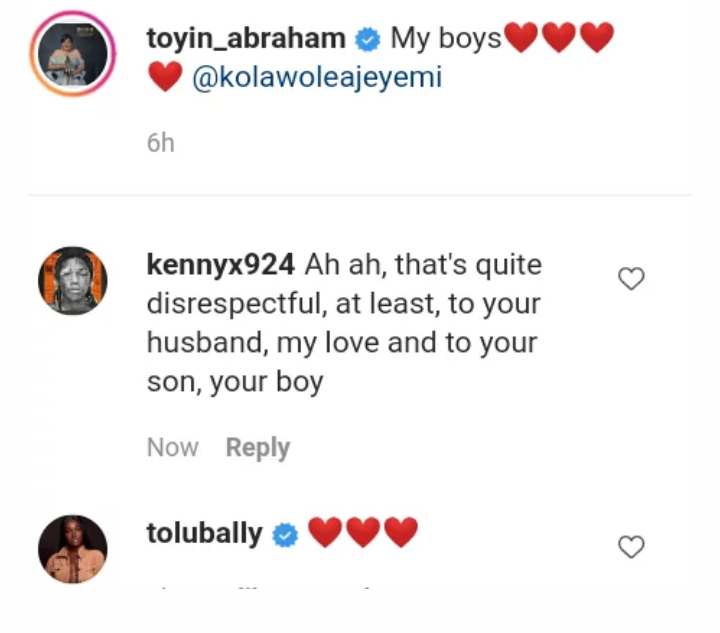 "That Is Quite Disrespectful"- Fans React As Toyin Abraham Refers To Her Husband As "My Boy" 5 Screenshot 20210525 131022