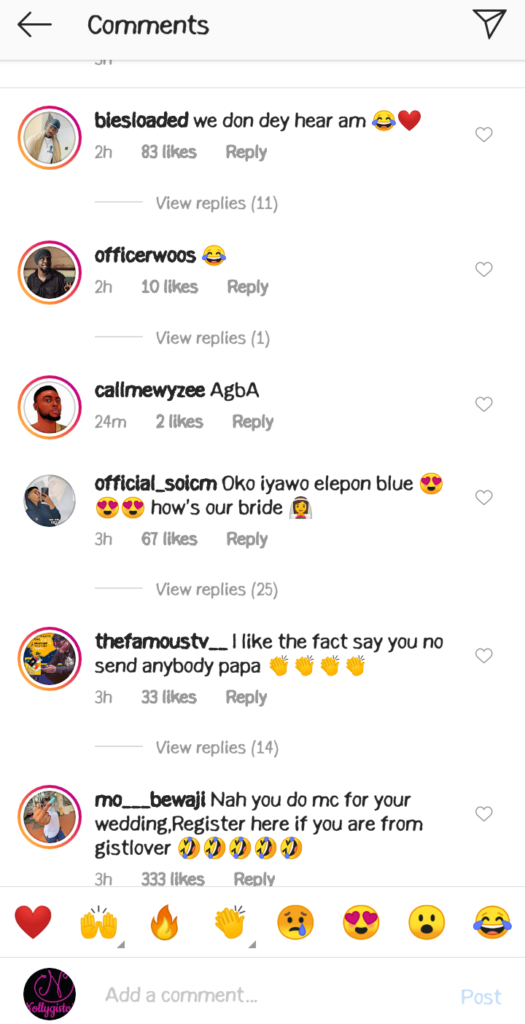 "Am On Mc Duty" Cute Abiola Says After His Fans Congratulate Him As He Secretly Ties The Knot With His Original Girlfriend (photos) 7 Screenshot 20210529 194442