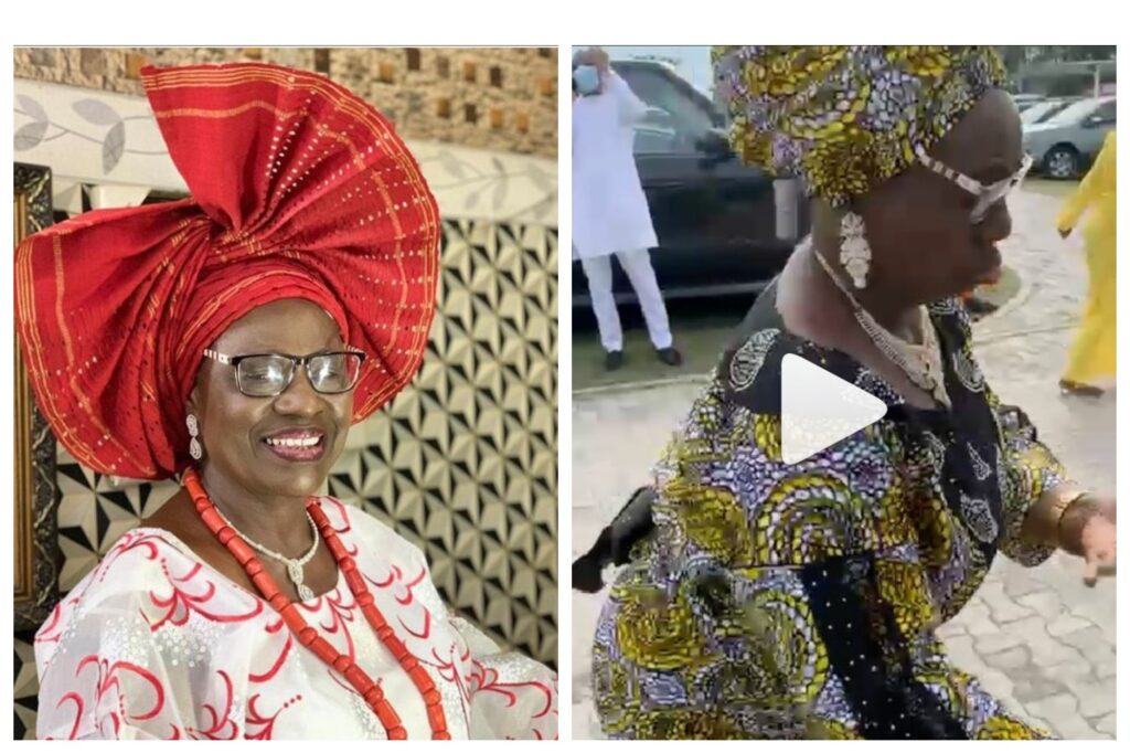 Reactions as veteran actress Iya Rainbow shows off dance steps at a party (Video) 2 1622747691241