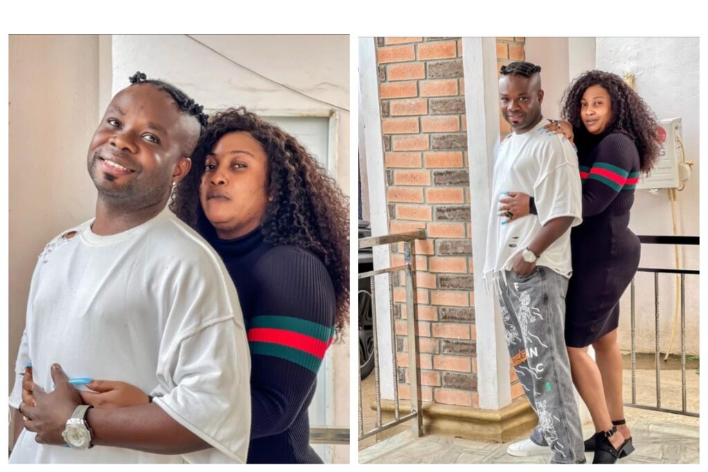 Check Out Romantic Photos Of Itele Icon With Chubby Actress, Temitope Osoba On Set Of Movie, Oro Ife 2 1622810348931