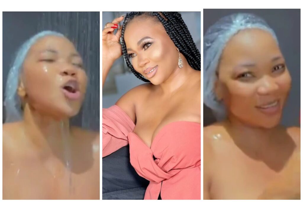 Yoruba Actress Jumoke Odetola Posted A Clip Of Herself Taking A Shower As She Promotes A Product (Video) 2 1622909834551