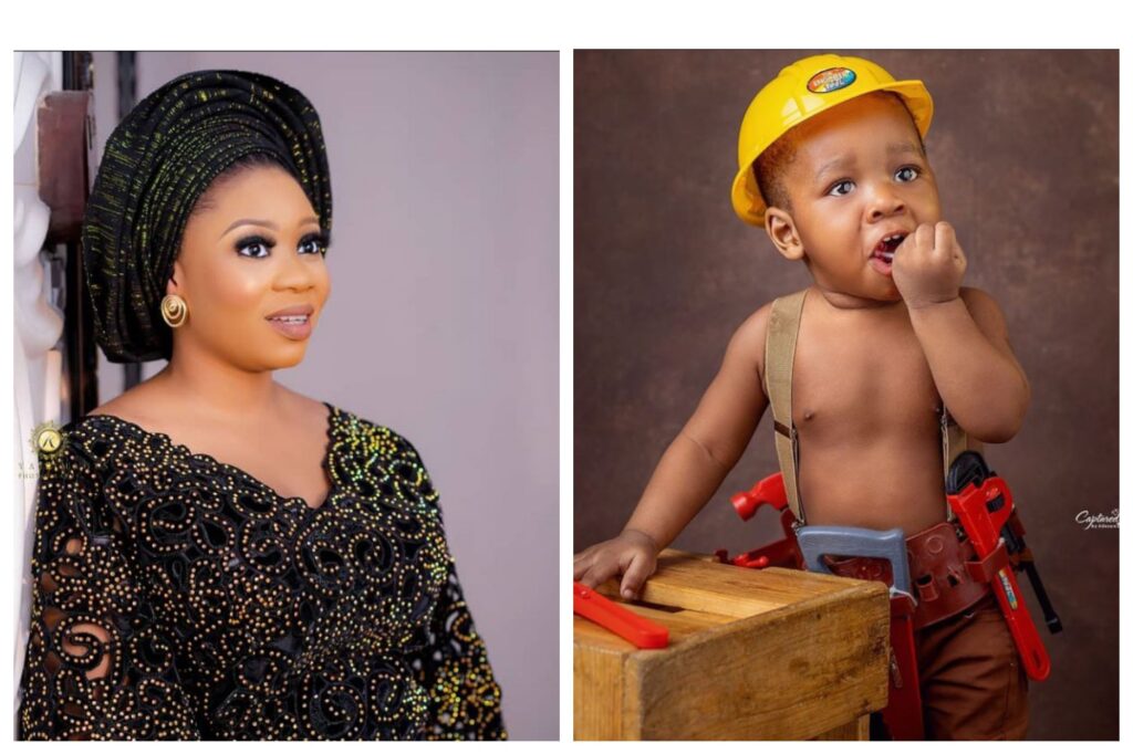"My Flesh And Blood", Popular Actress, Wumi Toriola, Says As She Shares Cute Picture Of Her Son 2 1624103840350
