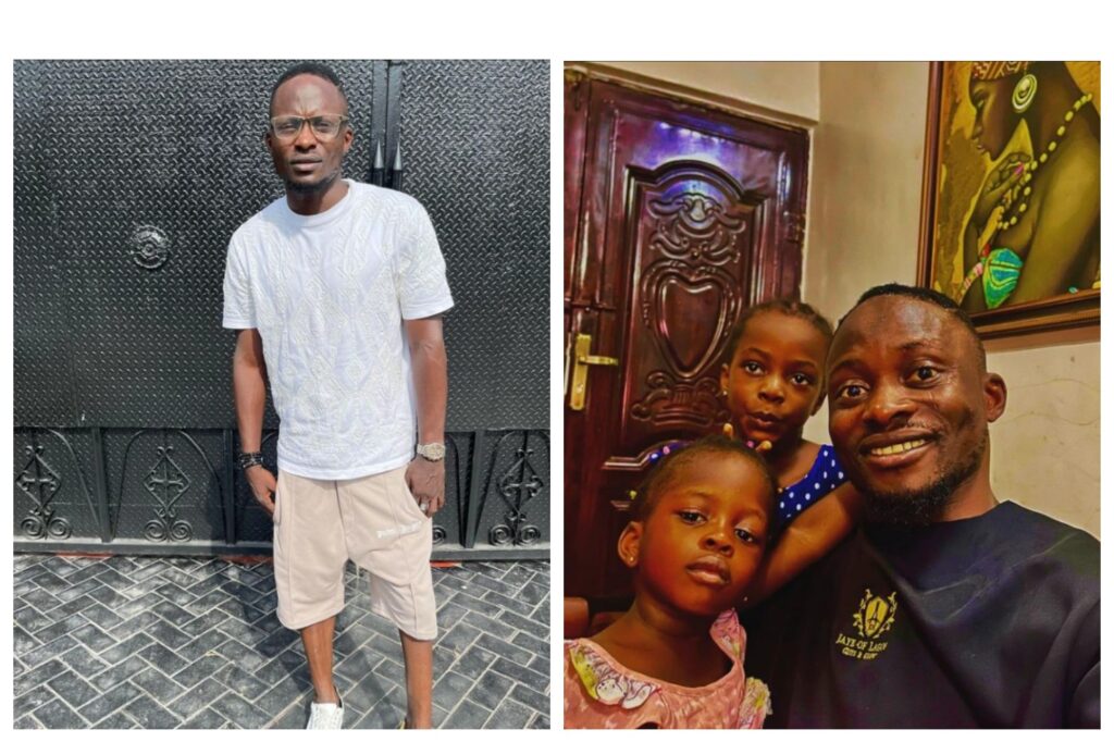 Yoruba Actor And Comedian Jigan Babaoja Shows Off His Adorable Daughters While Celebrating Father's Day (Photos) 2 1624198230502