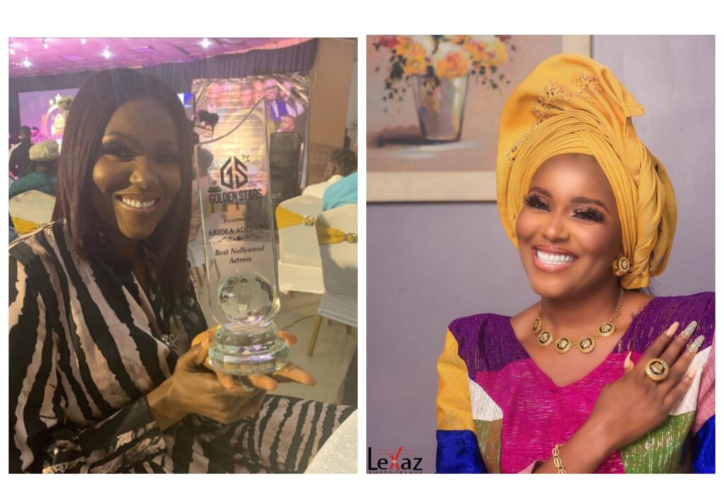 Congratulations To Yoruba Actress Biola Adebayo As She Won The Best Actress Of The Year At The Golden Star Awards (Photos) 2 1624298547993