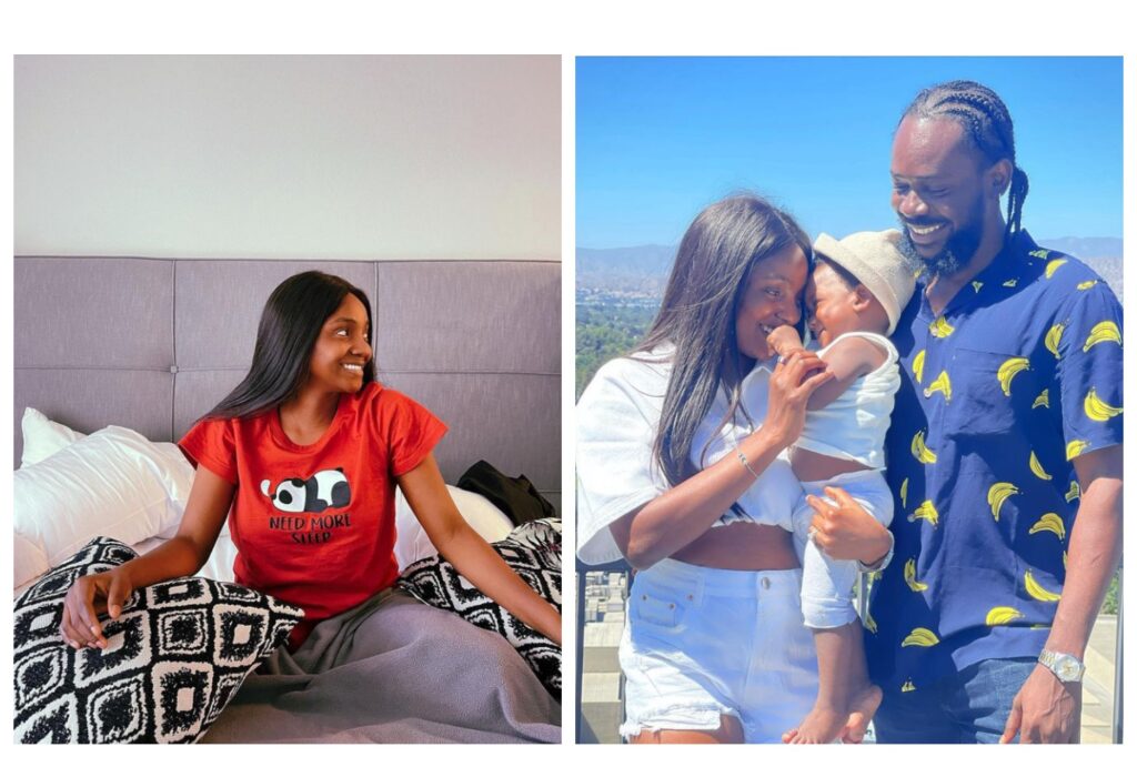 Reactions As Simi Rates Adekunle Gold's "Bed" Performance As She Teases 2nd Pregnancy (Photos) 2 1624737852533