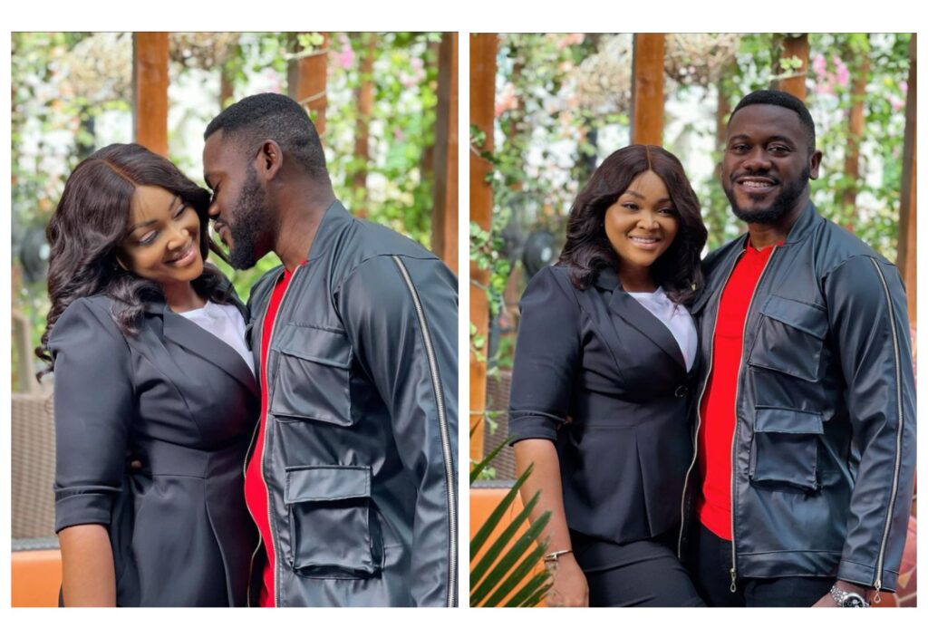 The Cute Abiola, MrMacaroni Reacts As Mercy Aigbe Shares Love Up Pictures With Deyemi Okanlawon (Photos) 2 1624896580685