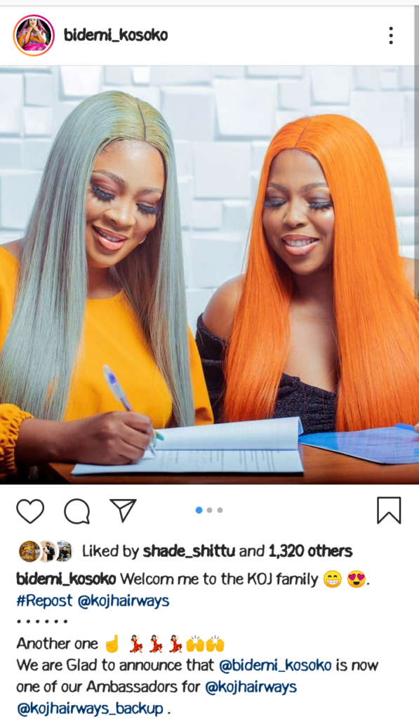 Congratulations As Yoruba Actress Bidemi Kosoko Sign Ambassador Deal (photos) 3 Screenshot 20210602 165759