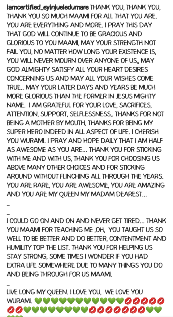 "My Super Hero" Yoruba Actress Arike Abiodun Popularly Known As Eyinju Eledumare Says As She Celebrates Her Mother Birthday Today (photos) 3 Screenshot 20210603 072351