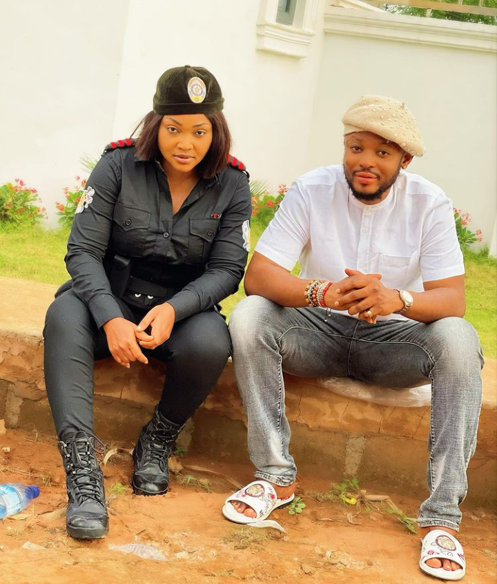 "Maybe You Should Join Nigeria Police" Toyin Abraham, Akuapem React After Mercy Aigbe Shared Photos Of Herself Slaying In Police Uniform (Photos) 4 Screenshot 20210608 110158