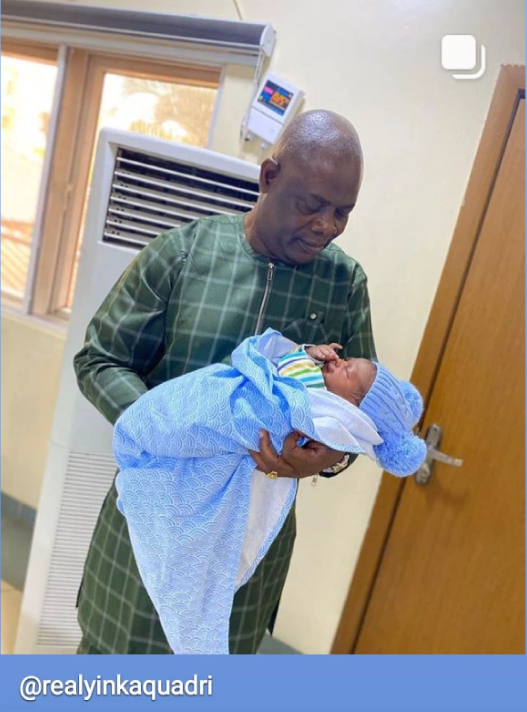 Celebration As Veteran Actor Yinka Quadri Becomes The Latest Grandfather In Town (photos) 4 Screenshot 20210608 113252