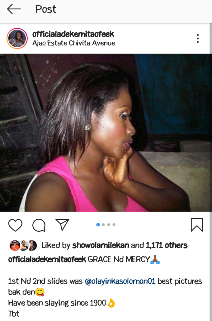 Mixed Reactions As Yoruba Actress, Adekemi Taofeek Shares Throwback Photos Of Herself Today 7 Screenshot 20210610 144015