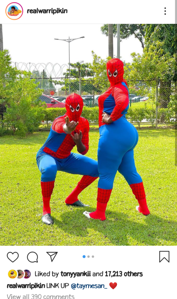 Brodashaggi And Others Reacts As "Realwarripikin" Shares New Pictures Rocking Spiderman Outfit (Photos) 3 Screenshot 20210612 134738