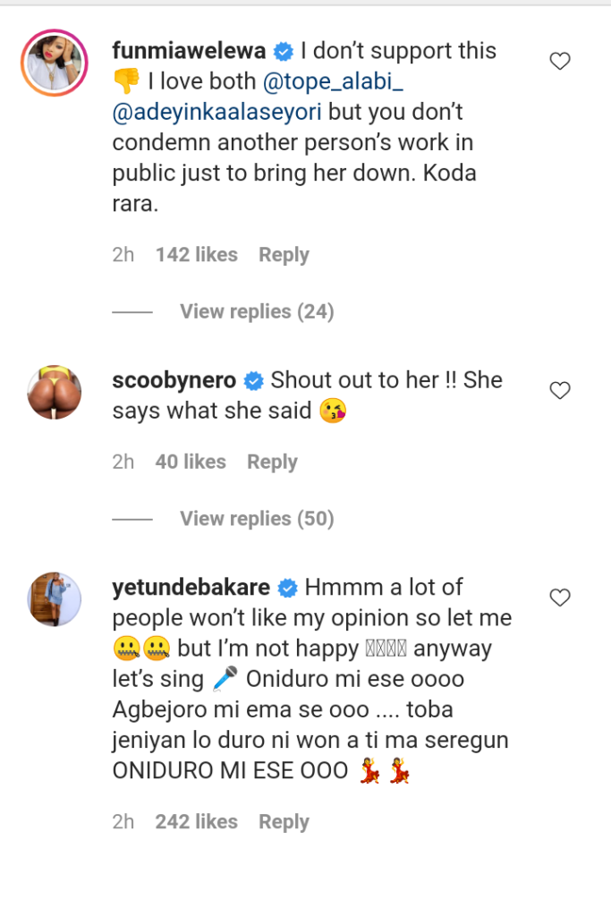 Reactions As Tope Alabi Condemned A Popular Gospel Song, "Oniduro mi" On Stage (Video) 3 Screenshot 20210612 194213