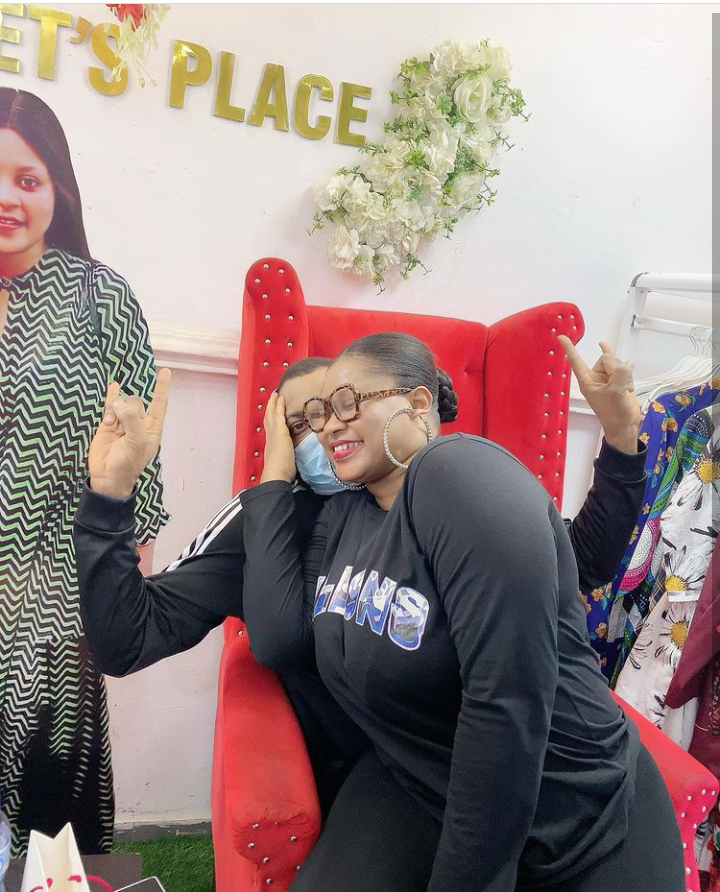 Reactions As Popular Actress, Joke Jigan, Shares Romantic Picture With Her Husband Inside Her Shop (Photos) 4 Screenshot 20210624 091104