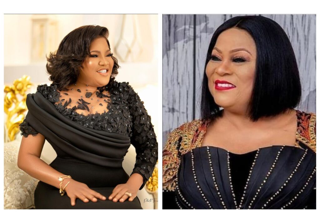 " They Said We Look Alike "- Says Toyin Abraham As She Shares Photo With Sola Sobowale 2 1625129043260