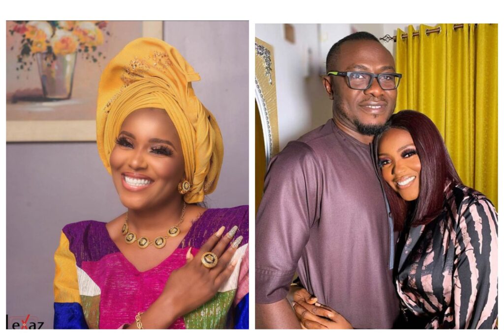 Adebimpe Oyebade, Bukunmi Oluwasina, Others React As Biola Adebayo Shares Lovely Photos With Her Husband (Photos) 2 1625148685511