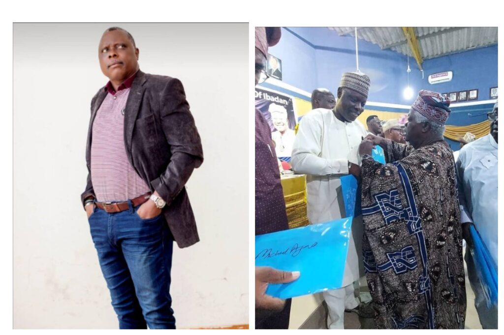 Congratulation Pour as Veteran Yoruba Actor,Dele Odule Inducted Into Rotary Club (Photos) 2 1625295369521