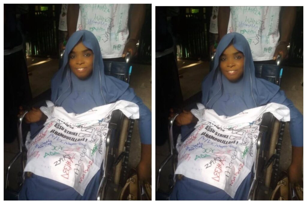 Physically challenged student celebrates as she graduates from Bayero University Kano 2 1625826624799