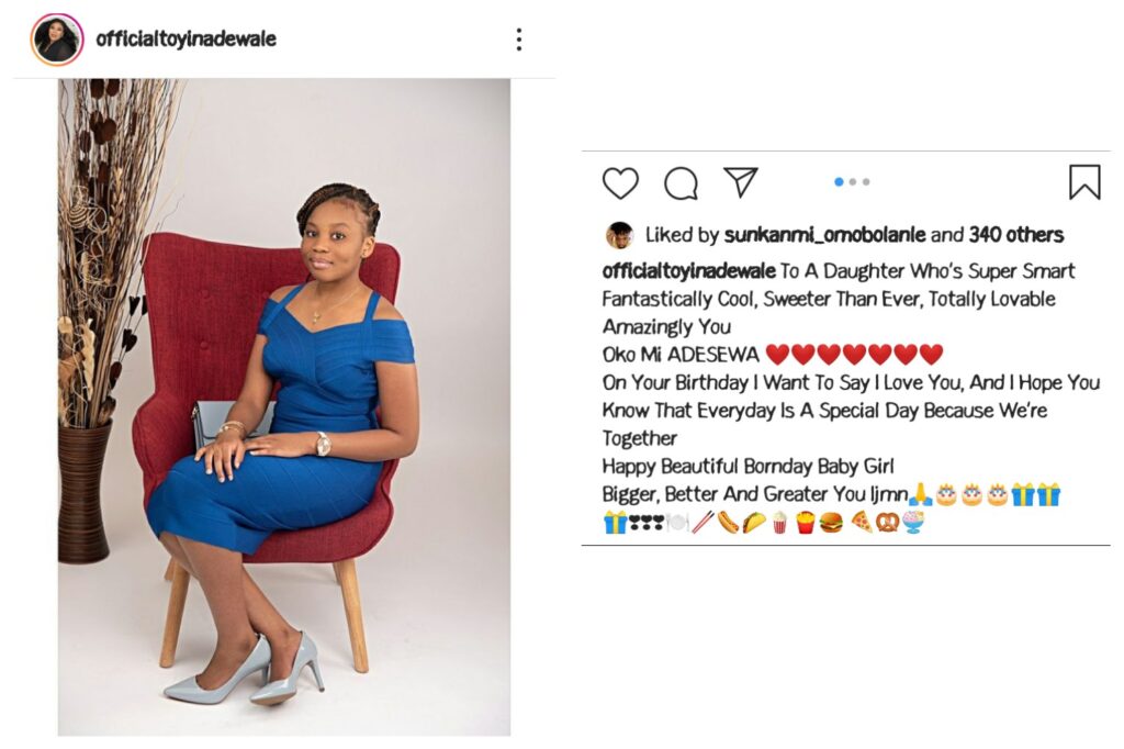 Yoruba Actor Toyin Adewale Celebrates Her Daughter's Birthday Today As She Clocks 14 Years (Photos) 4 1627195994162