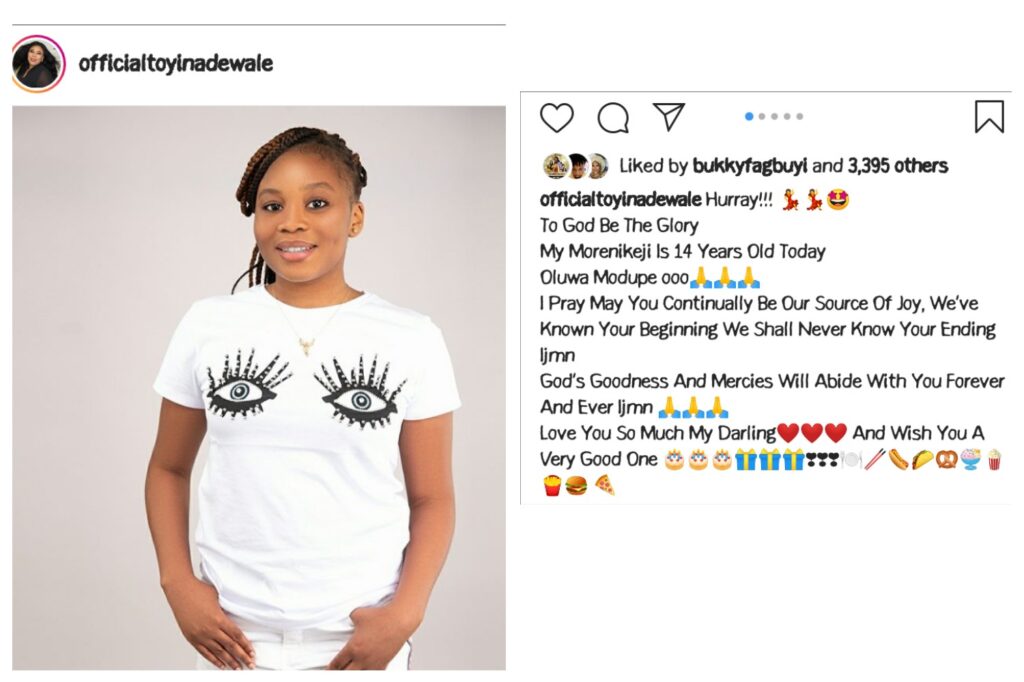 Yoruba Actor Toyin Adewale Celebrates Her Daughter's Birthday Today As She Clocks 14 Years (Photos) 3 1627196027768