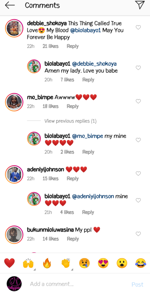 Adebimpe Oyebade, Bukunmi Oluwasina, Others React As Biola Adebayo Shares Lovely Photos With Her Husband (Photos) 10 Screenshot 20210701 150944