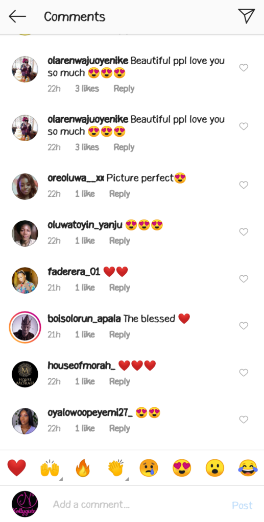 Adebimpe Oyebade, Bukunmi Oluwasina, Others React As Biola Adebayo Shares Lovely Photos With Her Husband (Photos) 6 Screenshot 20210701 151011