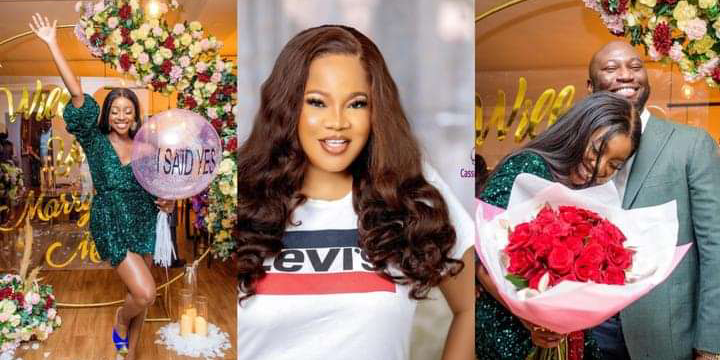 ‘You made me cry’ Toyin Abraham reacts as Actress Ini Dima-Okojie gets engaged 2 Screenshot 20210717 205740