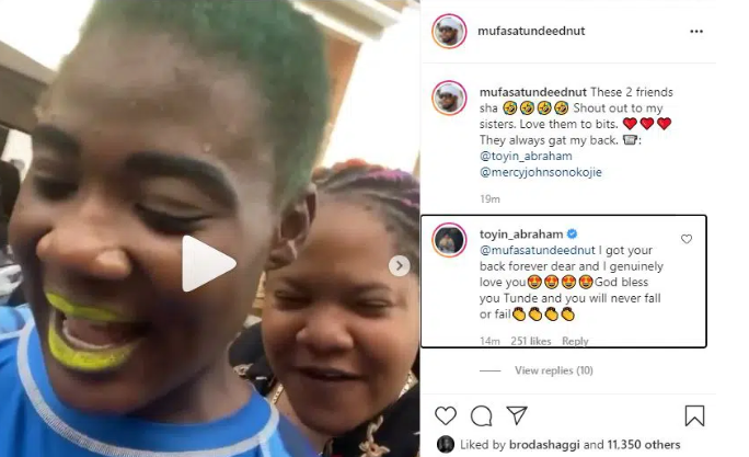 ‘I genuinely love you’ Actress Toyin Abraham expresses love to Tunde Ednut 3 Screenshot 20210726 204151