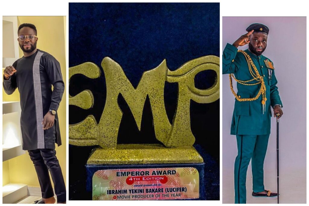 Congratulations To Yoruba Actor Ibrahim Yekini Known As "Itele" As He Won Award Of Best Producer Of The Year (Photos) 2 1627970182092