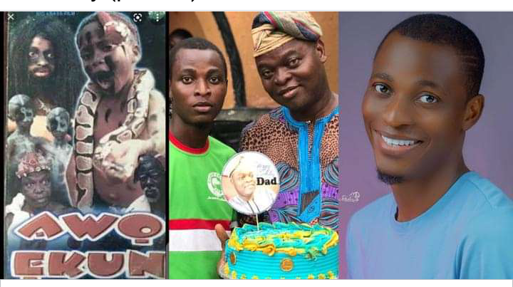 Meet the Son Of Veteran Yoruba Actor,Ade Ajiboye aka Big Abass who played the role of Ojo in Awo ekun as he Celebrates His 31st Birthday (photos) 2 Screenshot 20210804 121747