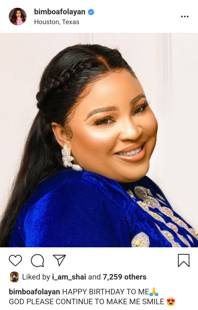 Yoruba Actress Bimbo Afolayan Celebrates Her Birthday Today (Photos) 3 Screenshot 20210809 071125