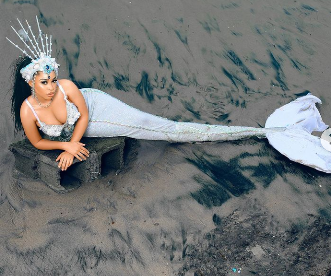 Fans And Celebrities React As Yetunde Barnabas Is Spotted Rocking A Mermaid Outfit (Photos) 3 Screenshot 20210821 070748
