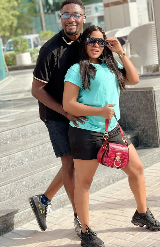 Reactions As Yoruba Actor Adeniyi Johnson, Shares Romantic Pictures With Wife, Seyi Edun (Photos) 5 Screenshot 20210825 210457