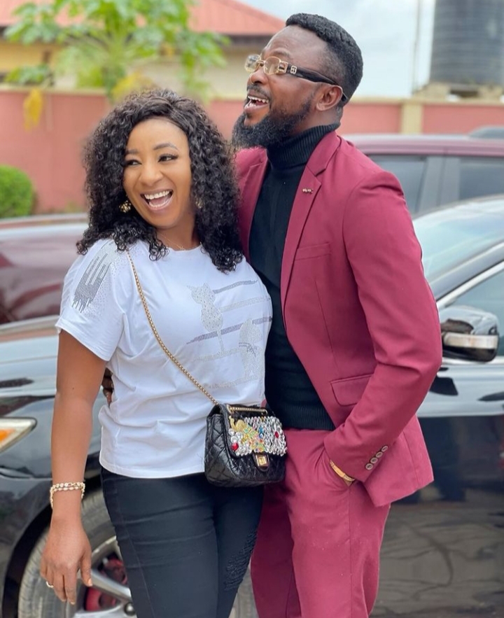 “Meet The New Love Of My Life” – Mide Martins Says As She Shares Loved Up Photo With Yoruba Actor, Kolawole Ajeyemi Fans React 2 20210929 212510