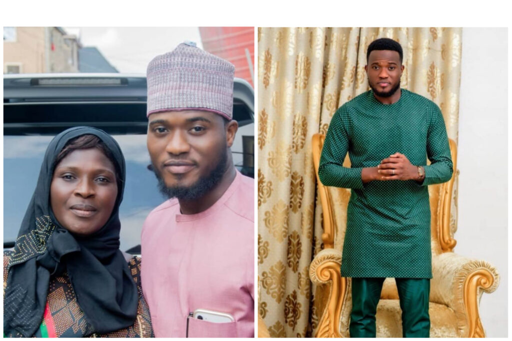Yoruba Actor,Mustapha Sholagbade shares new photos with His Mother to celebrate her Birthday (Photos) 2 inCollage 20210913 111621049