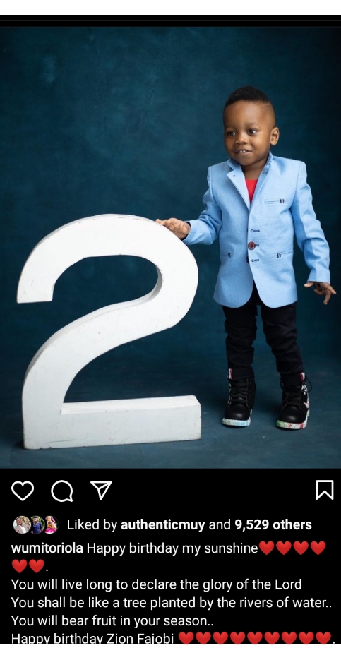 Yoruba Actress,Wumi Toriola Celebrates Her Son’s Birthday As He Clock 2 Today (Photos) 3 Screenshot 20211013 081932