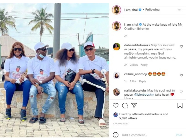 Mide Martins, Seyi Edun, other Nollywood stars storm wake keep of Bimbo Oshin’s husband, Dudu Heritage (photos) 7 Screenshot 20211015 070322