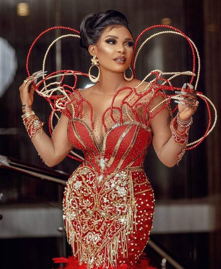 Was it a fashion show or award night? Actress Iyabo Ojo’s 5 outfits for late mother’s party gets tongue wagging on social media 2 Screenshot 20211122 150252
