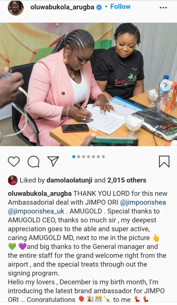 Congratulations As Actress Bukola Arugba Becomes The Latest Brand Ambassador In Town (Photos) 3 Screenshot 20211201 100756