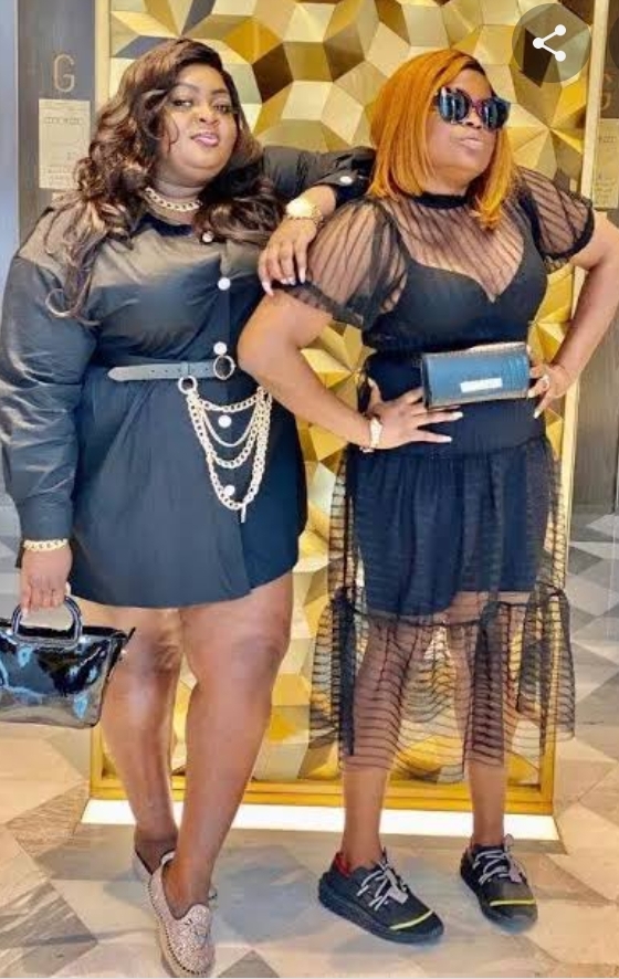 Meet Four Nollywood Stars And Their Mutual Friends In The Industry (Photos) 5 Funke Akindele and Eniola Badmus
Nollygistvibes.com