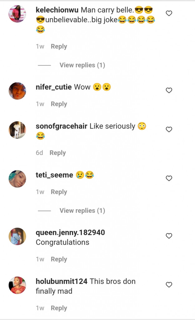"Wonders Shall Never End" Mix Reactions As Bobrisky Shares Photo Of Himself Been Pregnant (Photos) 8 Screenshot 20211217 124257