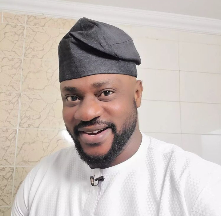 Actor, Odunlade Adekola Drops Lovely Photo With His Colleague, Femi Adebayo Rocking Beautiful Dress 2 Actor, Odunlade Adekola